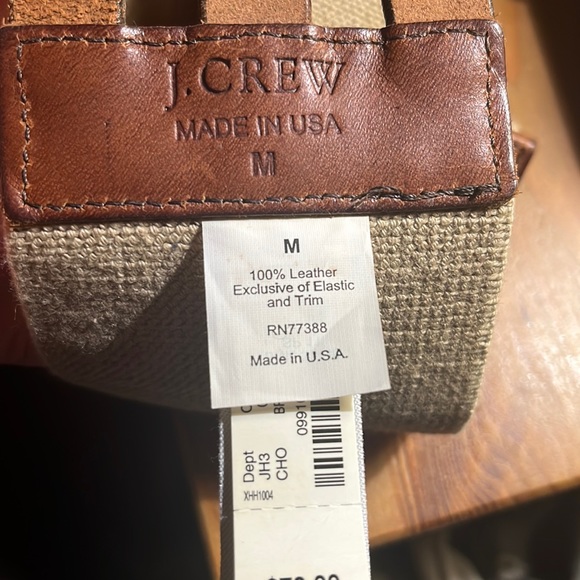J.Crew Leather Wide Belt with Snaps - Picture 6 of 8
